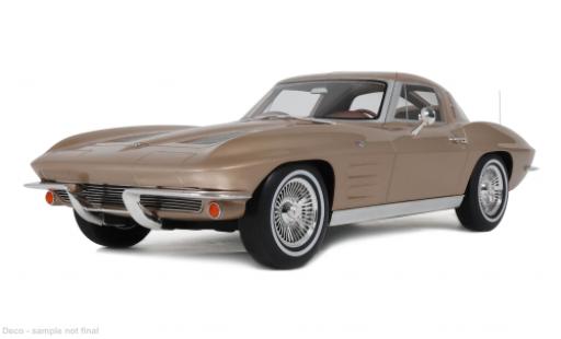 Chevrolet Corvette 1/12 GT Spirit C2 beige 1963 1:12 coche miniatura