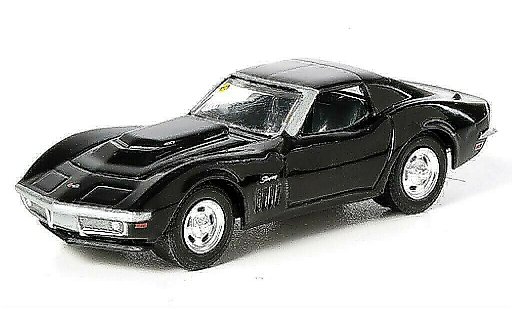 Chevrolet Corvette course 1/64 Greenlight C2 (C2) L88 negro 1969 coche miniatura