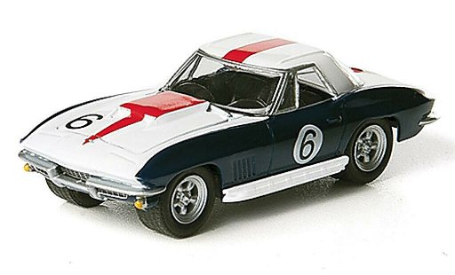 Chevrolet Corvette course 1/64 Greenlight C2 No.6 B.Bondurant / D.Guldstrand 1967 coche miniatura