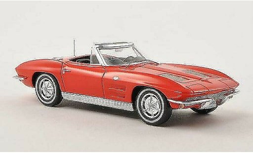 Chevrolet Corvette Convertible 1/43 Spark C2 Sting Ray rojo 1963 coche miniatura