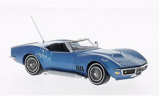 Chevrolet Corvette Convertible 1/43 Vitesse C3 azul 1968 coche miniatura