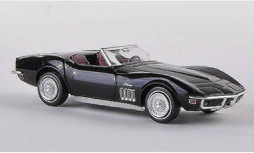 Chevrolet Corvette Convertible 1/87 Brekina C3 negro coche miniatura