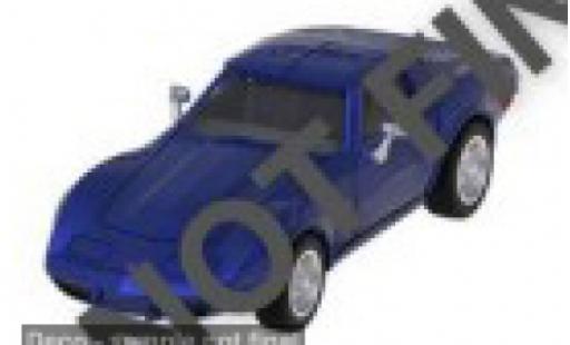 Chevrolet Corvette 1/64 Majorette (C3) blau 1976 1:64 coche miniatura