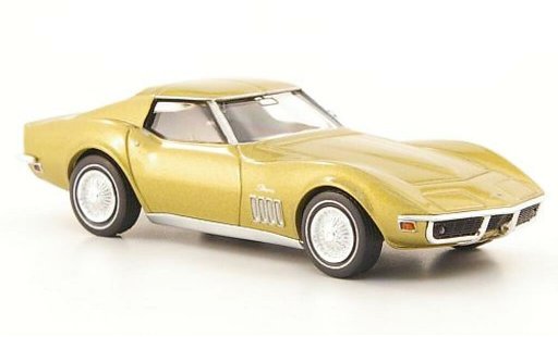 Chevrolet Corvette Coupe 1/87 Brekina C3 gold coche miniatura