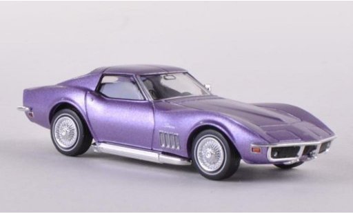 Chevrolet Corvette Coupe 1/87 Brekina C3 lila coche miniatura