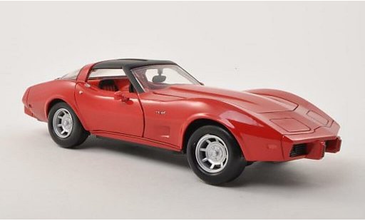 Chevrolet Corvette Coupe 1/24 Motormax C3 rojo/mate-negro 1979 coche miniatura