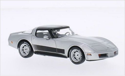 Chevrolet Corvette Coupe 1/43 WhiteBox C3 gris 1980 coche miniatura