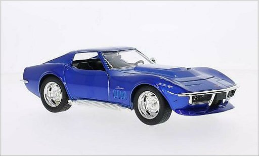 Chevrolet Corvette Stingray 1/24 Jada Toys C3 azul 1969 coche miniatura