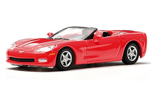 Chevrolet Corvette Convertible 1/64 Greenlight C6 rojo 2005 coche miniatura