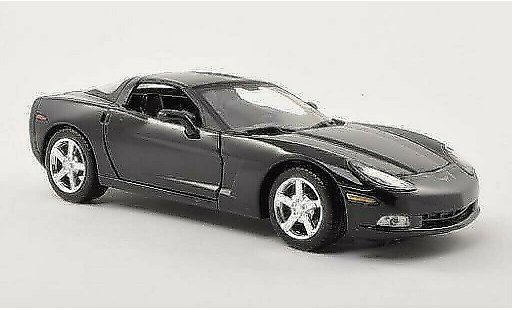 Chevrolet Corvette Coupe 1/24 Motormax C6 negro 2005 coche miniatura