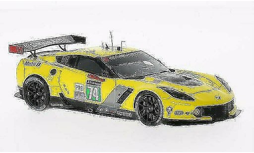 Chevrolet Corvette Racing (.R) 1/43 Spark C7 C7.R No.74 24h Le Mans 2014 /R.Westbrook coche miniatura