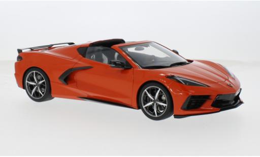 Coche miniatura Chevrolet Corvette 1/18 AUTOart (C8) Stingray Z51 naranja 1:18 Chevrolet Corvette 1/18 AUTOart (C8) Stingray Z51 naranja 1:18 coche miniatura