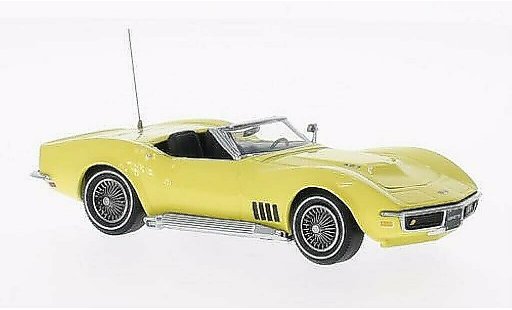 Chevrolet Corvette Convertible 1/43 Vitesse C3 amarillo 1968 coche miniatura