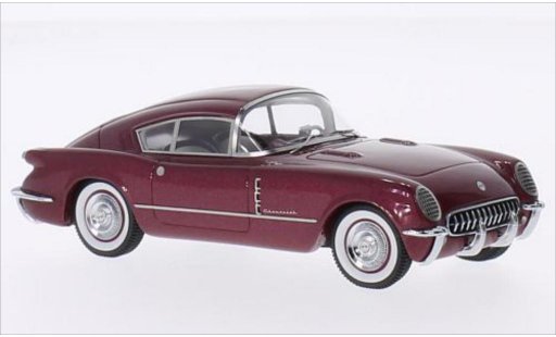 Chevrolet Corvette concept 1/43 Matrix C1 Corvair metalico rojo 1954 coche miniatura
