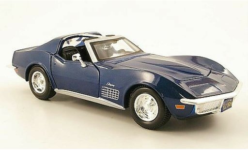 Chevrolet Corvette Coupe 1/24 Maisto C3 azul 1970 coche miniatura