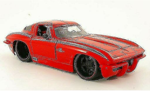 Chevrolet Corvette Stingray 1/24 Jada Toys C2 Sting Ray rojo 1963 coche miniatura