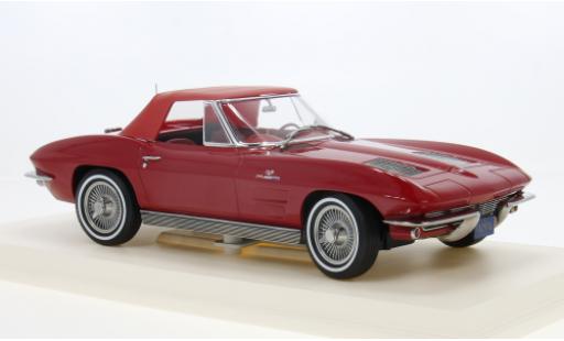 Coche miniatura Chevrolet Corvette 1/18 Norev Sting rojo 1:18 Chevrolet Corvette 1/18 Norev Sting rojo 1:18 coche miniatura