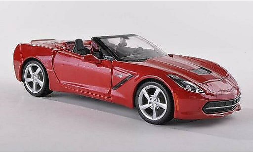 Chevrolet Corvette Convertible 1/24 Maisto C7 (C 7) rojo 2014 coche miniatura