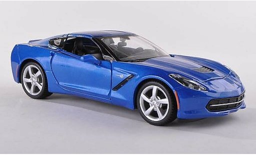 Chevrolet Corvette Coupe 1/24 Maisto C7 (C 7) azul 2014 coche miniatura