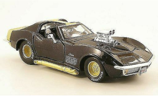 Chevrolet Corvette Coupe 1/24 Maisto C3 negro/gold 1970 coche miniatura