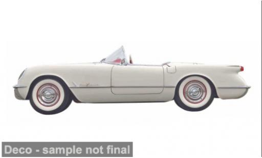 Chevrolet Corvette 1/64 Maisto weiss 1955 1:64 coche miniatura