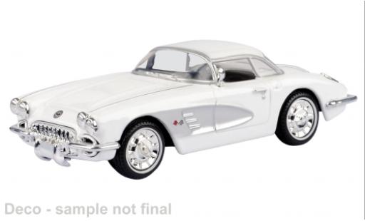 Chevrolet Corvette 1/43 Motormax weiss 1958 1:43 coche miniatura