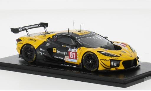 Coche miniatura Chevrolet Corvette 1/43 Spark Z06 G #81 1:43 Chevrolet Corvette 1/43 Spark Z06 G #81 1:43 coche miniatura