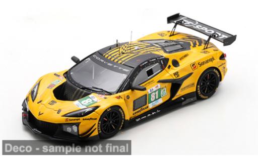 Chevrolet Corvette 1/43 Spark Z06 GT3.R Le Mans 24h Le Mans 2025 TF Sport #81 T.van Rompuy/R.Andrade 1:43 coche miniatura