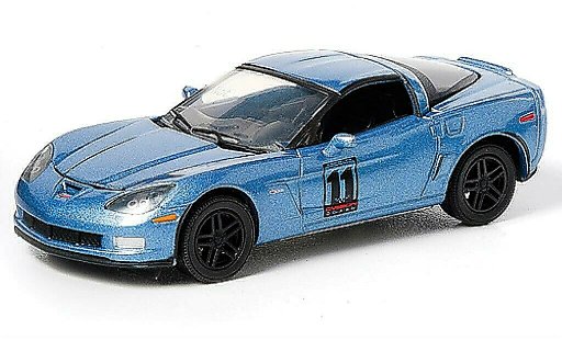Chevrolet Corvette Coupe 1/64 Greenlight C6 azul 2011 coche miniatura