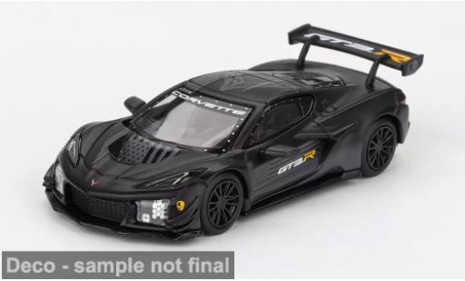 Chevrolet Corvette 1/64 Mini GT Z06 schwarz 2025 1:64 coche miniatura