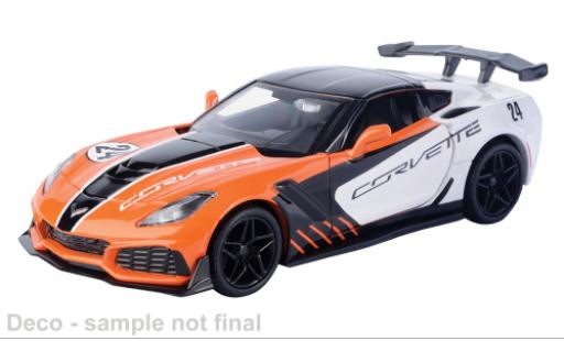 Chevrolet Corvette 1/24 Motormax ZR1 naranja/schwarz 2019 1:24 coche miniatura