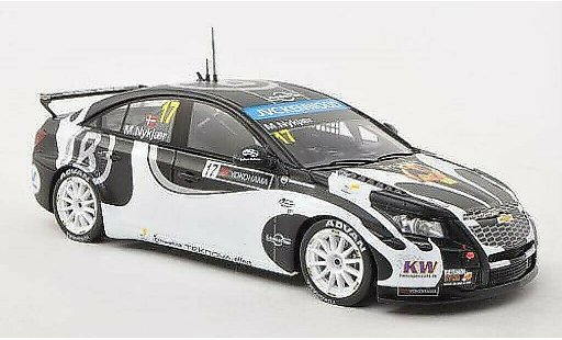 Chevrolet Cruze course 1/43 Spark 1.6T No.17 Nika Racing WTCC 2013 coche miniatura