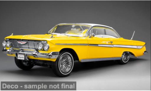 Chevrolet Impala 1/18 Sun Star Cabriolet Lowrider gelb 1961 1:18 coche miniatura