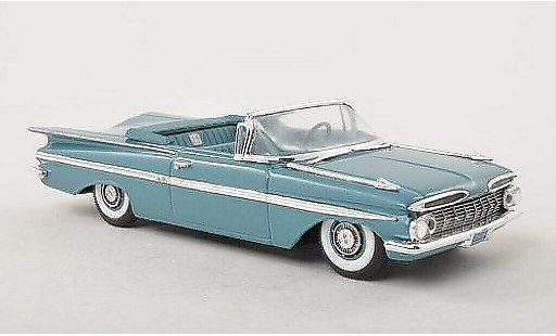 Chevrolet Impala Convertible 1/43 Vitesse azul 1959 coche miniatura