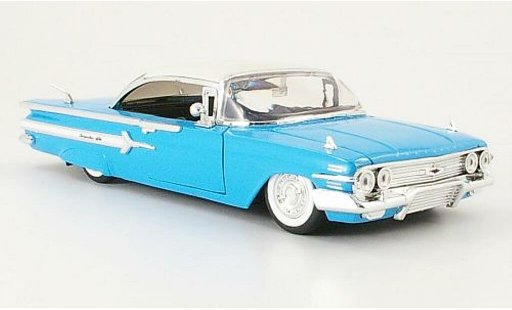 Chevrolet Impala SS 1/24 Jada Toys azul/blanco 1960 coche miniatura