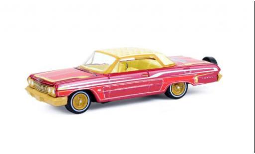 Chevrolet Impala 1/64 Greenlight Lowrider pink/gelb 1963 1:64 coche miniatura