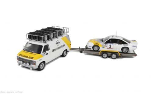 Opel Manta 1/18 Ottomobile Chevrolet Rally Set: G30 Van + 400 Tour de Corse 1984 Euro Team #3 G.Frequelin/C.Tilber 1:18 coche miniatura