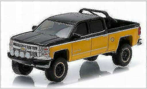 Chevrolet Silverado pickup 1/64 Greenlight 1500 amarillo/negro 2015 coche miniatura