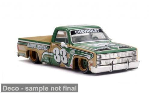 Chevrolet Silverado 1/64 Mini GT Kaido Intimidator V2 gr&uuml;n/braun 1980 1:64 coche miniatura