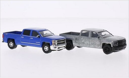 Chevrolet Silverado pickup 1/64 Greenlight LTZ 271 2014 coche miniatura