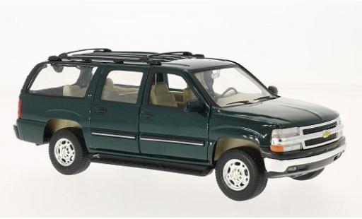 Coche miniatura Chevrolet Suburban 1/24 Welly grü 1:24 Chevrolet Suburban 1/24 Welly grü 1:24 coche miniatura