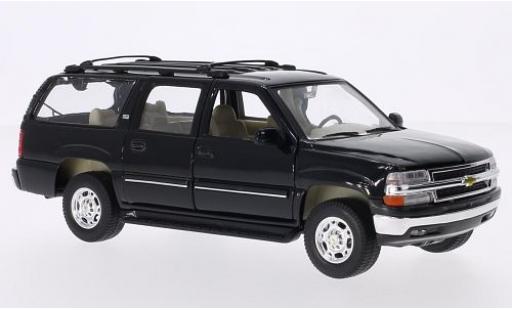 Coche miniatura Chevrolet Suburban 1/24 Welly schwarz 1:24 Chevrolet Suburban 1/24 Welly schwarz 1:24 coche miniatura