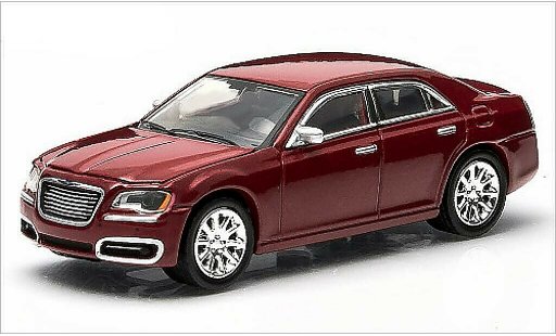 Chrysler 300C Sedan 1/64 Greenlight metalico rojo 2013 coche miniatura