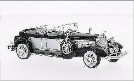Chrysler Imperial Phaeton 1/43 WhiteBox Le Baron gris/negro 1933 coche miniatura
