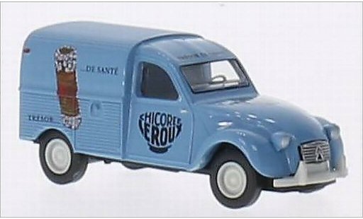 Citroen 2CV Fourgonnette 1/87 Brekina AZU Chicoree (F) coche miniatura