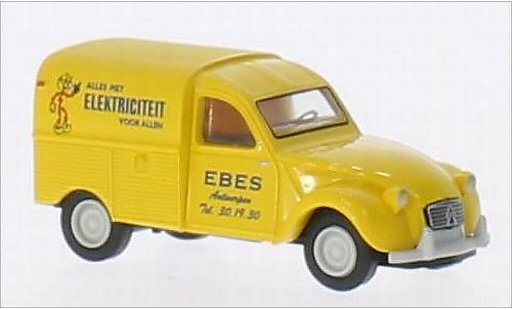 Citroen 2CV Fourgonnette 1/87 Brekina AZU Ebes Elektriciteit (B) coche miniatura