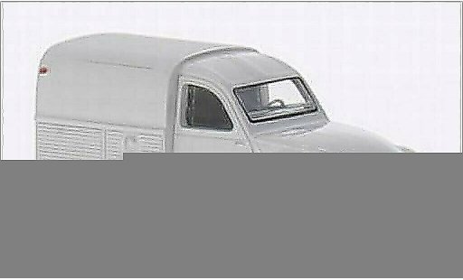 Citroen 2CV Fourgonnette 1/87 Brekina AZU gris coche miniatura