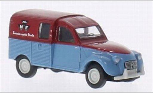 Citroen 2CV Fourgonnette 1/87 Brekina AZU Massey Ferguson coche miniatura