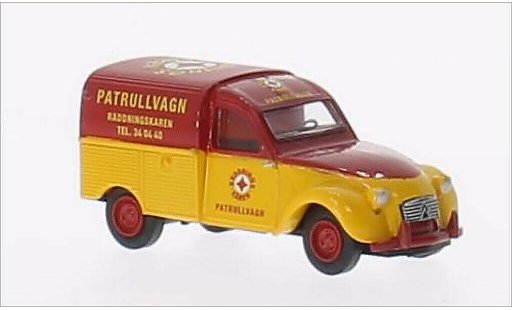 Citroen 2CV Fourgonnette 1/87 Brekina AZU Patrullvagn (S) coche miniatura