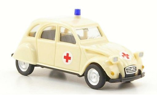 Citroen 2CV Berline 1/87 Herpa DRK Gummersbach coche miniatura